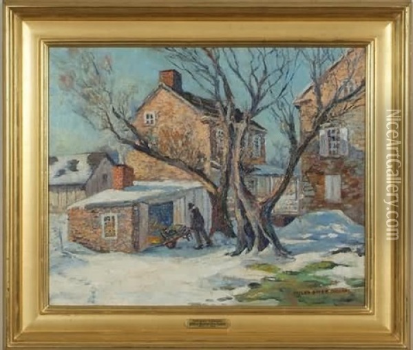 Winter Warmth Oil Painting - Miles Boyer Dechant