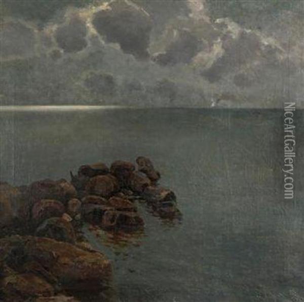 Auf Dem Meer Oil Painting - Josef Kral