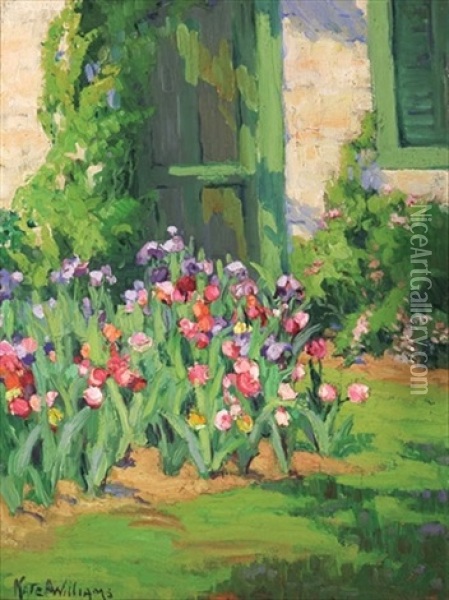 Spring Flowers Oil Painting - Kate A. Williams