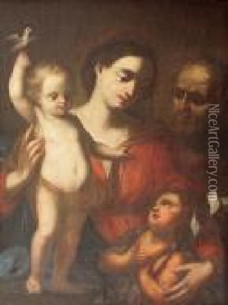 Swieta Rodzina Oil Painting - Giovanni Domenico Cerrini
