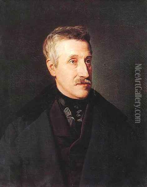 Portrait of Gyorgy Gaal Oil Painting - Ferdinand Georg Waldmuller