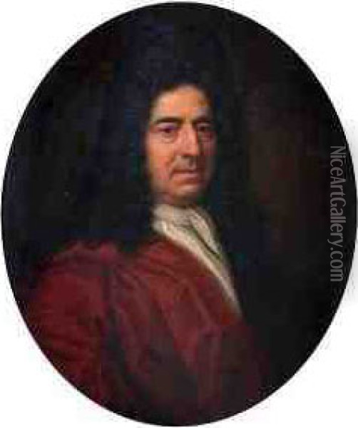Portrait Of Sir William Stevens Oil Painting - Richardson. Jonathan