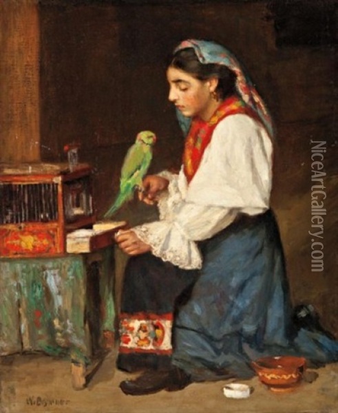 Gypsy Girl Oil Painting - William Brymner