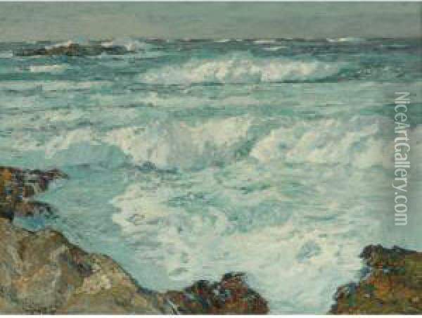 Yankee Point Carmel Oil Painting - William Frederick Ritschel