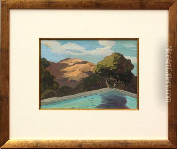 View Of Carmel Valley Oil Painting - Mary Deneale Morgan