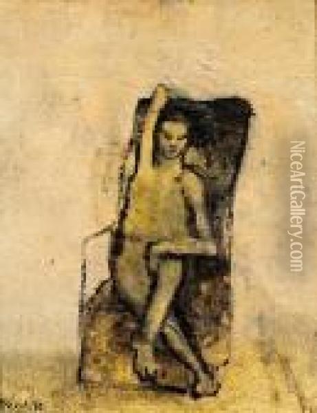 Jeune Homme Endormi Oil Painting - Christian Berard