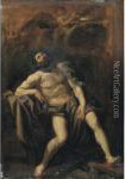 Saint Roch Oil Painting - Guido Reni