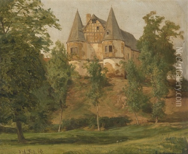 Aus Der Steiermark Oil Painting - Alfred (Wilhelm) Metzener