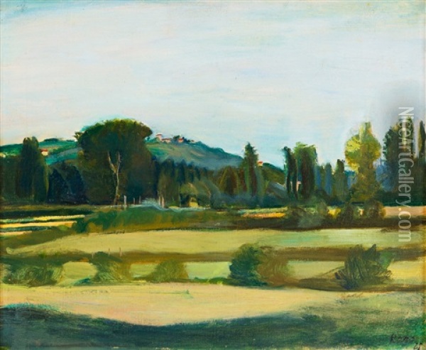 Vltava U Kralup Oil Painting - Georges (Karpeles) Kars