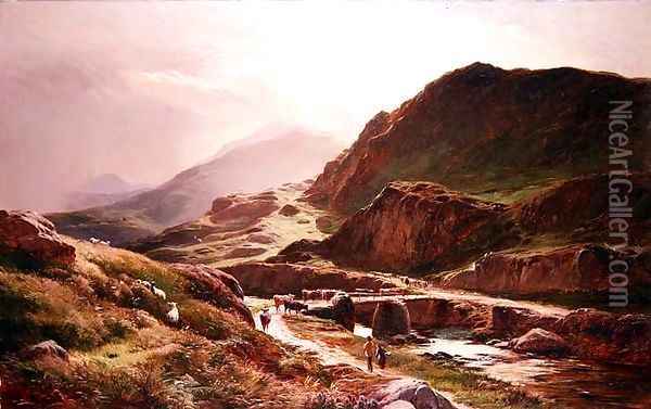 Highland scene Oil Painting - Sidney Richard Percy