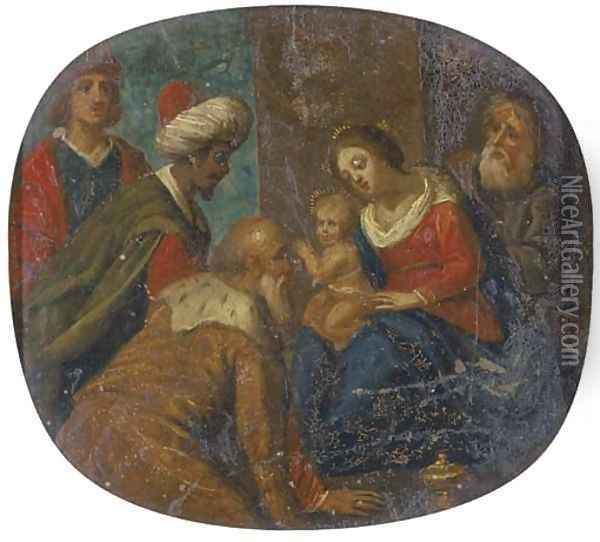 The Adoration of the Magi Oil Painting - Jan Van Balen