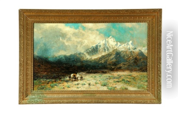 Settlers Oil Painting - George Herbert McCord