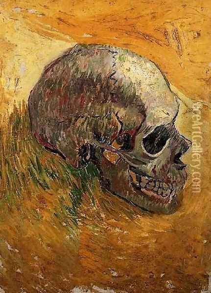 Skull Oil Painting - Vincent Van Gogh