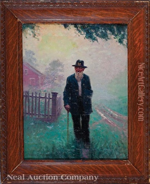 The Last Veteran Oil Painting - Victor Coleman Anderson
