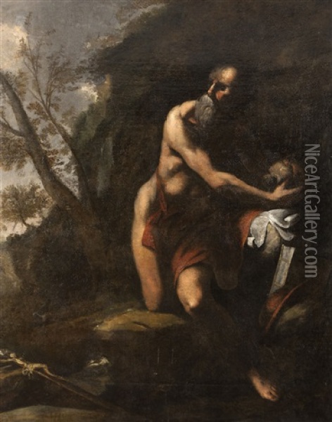 Saint Jerome Oil Painting - Francisco Herrera The Elder