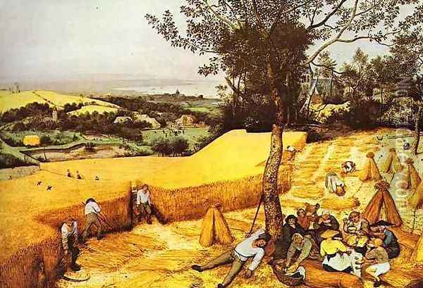 The Harvesters Oil Painting - Pieter the Elder Bruegel