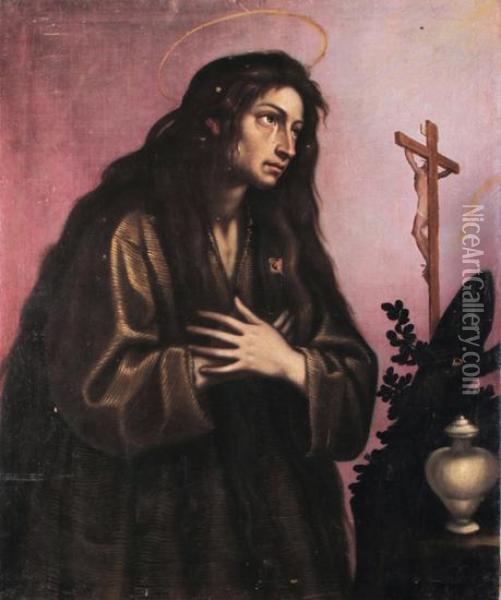 Maddalena Oil Painting - Giovanni Baglione