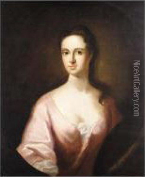 Portrait Of A Lady Oil Painting - William Aikman