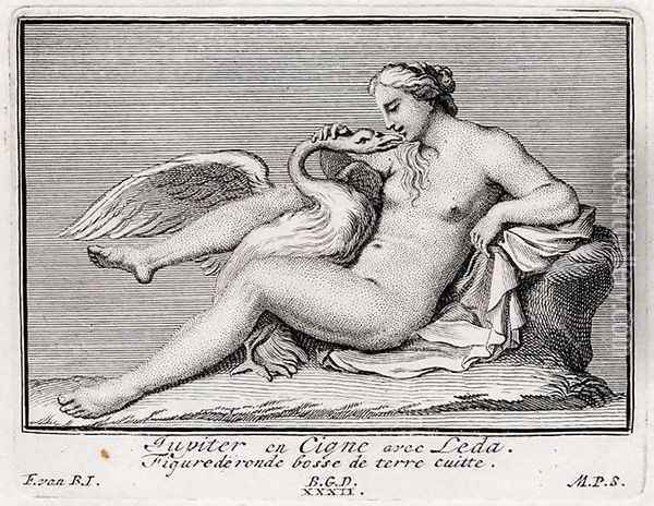 Leda and the Swan 1727 Oil Painting - Matthys Pool