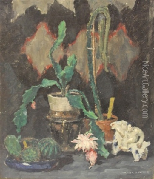 Still Life Oil Painting - Wilhelm Blanke