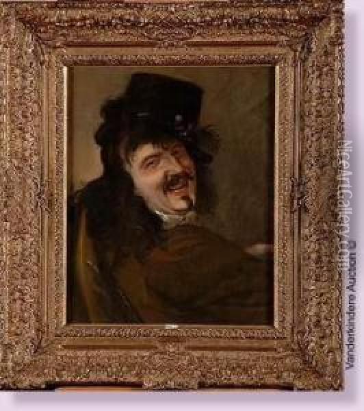 L'homme Au Sourire Oil Painting - Petrus Staverenus