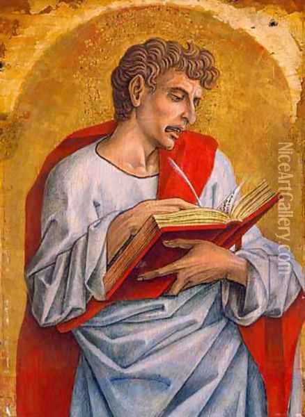 St. John the Evangelist Oil Painting - Carlo Crivelli