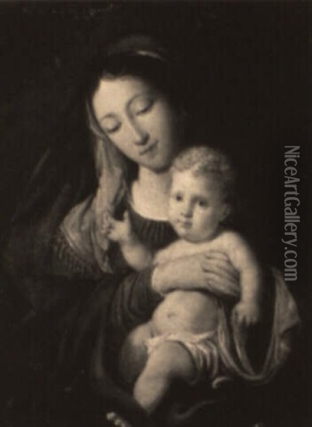 The Madonna And Child Oil Painting - Pierre Mignard the Elder