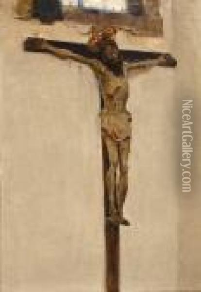 Sketch Of A Spanish Crucifixion Oil Painting - John Singer Sargent