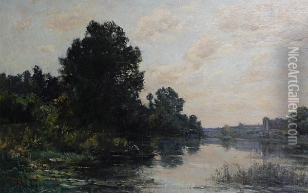 Calm On The River Oil Painting - Maurice Levis