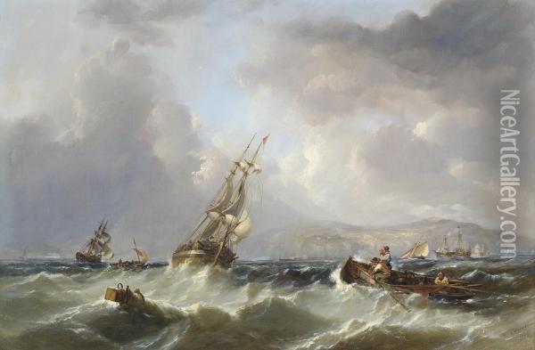 The Brig Oil Painting - Edwin Hayes