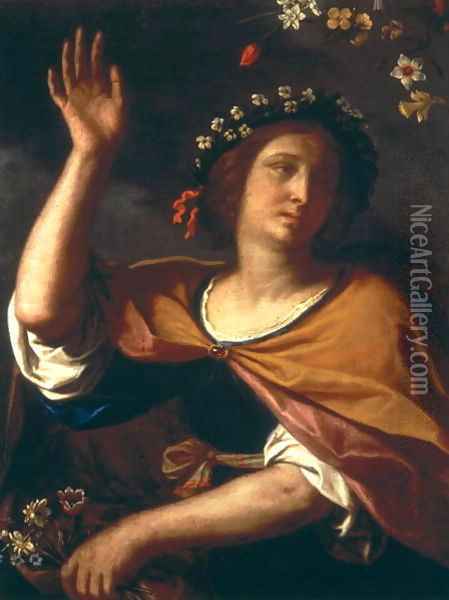 Allegory of Spring Oil Painting - Guercino