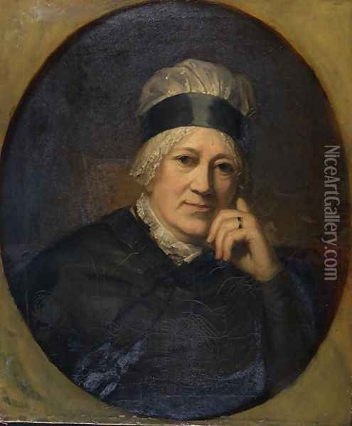 Portrait of Georgiana Poyntz Dowager Countess Spencer Oil Painting - Henry Howard