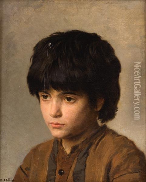 Ritratto Di Fanciullo Oil Painting - Valerio Laccetti