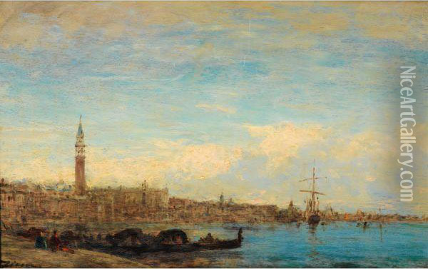Vue De Venise, Lumiere Du Matin Oil Painting - Felix Ziem