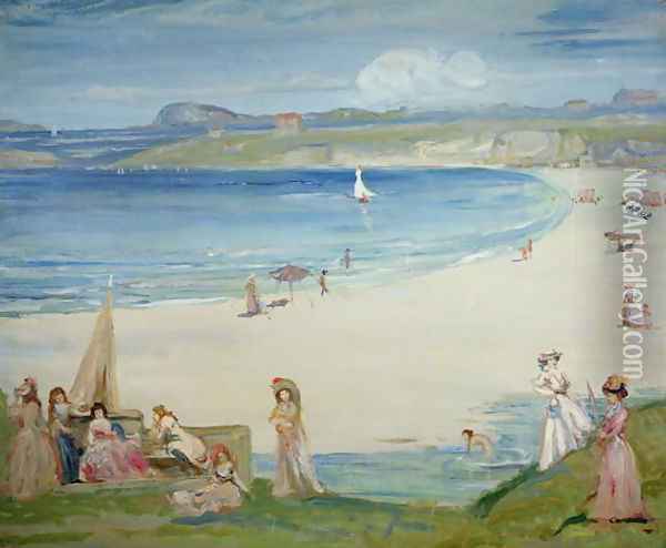 Silver Sands Oil Painting - Charles Edward Conder