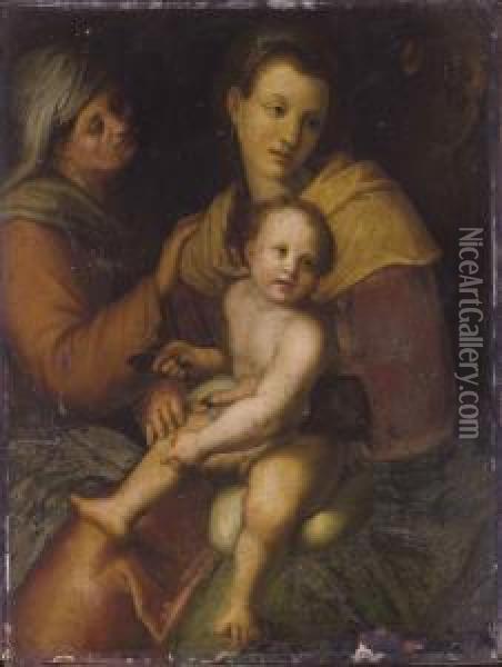 Vierge A L'enfant Oil Painting - Andrea Del Sarto