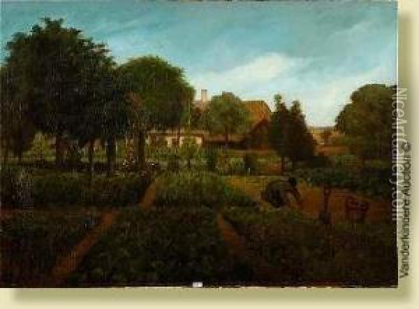 Le Potager Anime Oil Painting - Robert Mols