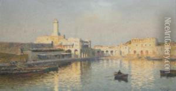 Alger, L'amiraute Oil Painting - Marius Reynaud