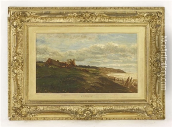 Emile Lambinet (french, 1815-1877) Oil Painting - Emile Charles Lambinet