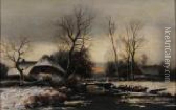 Paesaggio Invernale Oil Painting - Pierre Ernest Prins