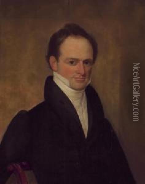 Portrait Of Mr. Milner Oil Painting - Rembrandt Peale