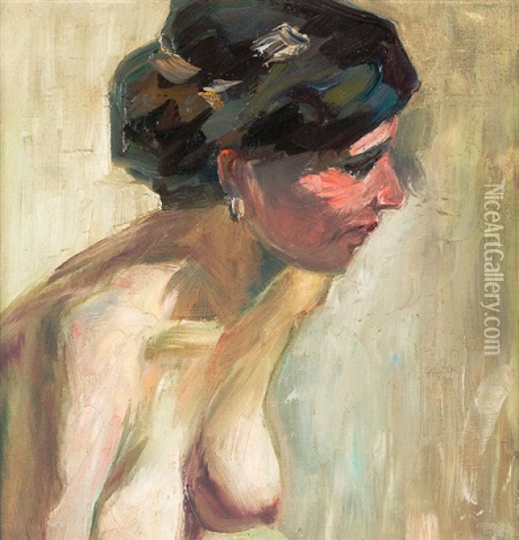 Frauenbildnis Oil Painting - Lovis Corinth