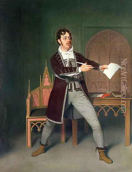 Charles Farley (1771-1859) as Francisco in 'A Tale of Mystery' by Thomas Holcroft, at the Covent Garden Theatre, 1802 Oil Painting - Samuel de Wilde