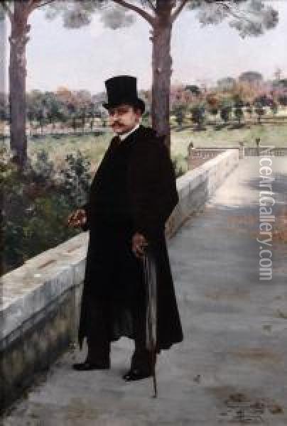 Portrait De Jean-baptiste Pasteur Oil Painting - Francois Schommer