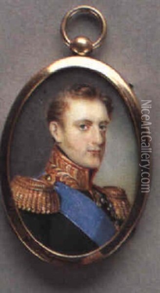 Emperor Nicholas I Pavlovich Oil Painting - Iwan Winberg