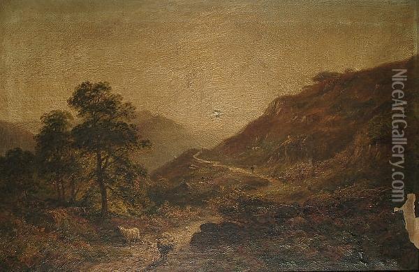 Early Dawn Oil Painting - Alfred de Breanski