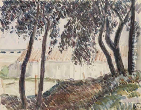 Noirmoutier Oil Painting - Jean Emile Laboureur