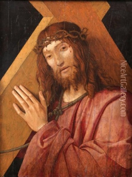Le Christ Portant Sa Croix Oil Painting - Marco Palmezzano