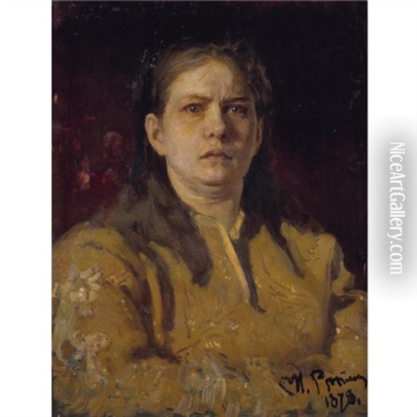 Portrait Of Valentina Serova As Sofya Alexeevna Oil Painting - Ilya Repin