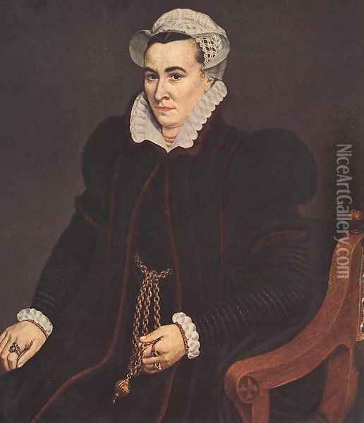 Portrait of a Woman 2 Oil Painting - Frans, the Elder Pourbus